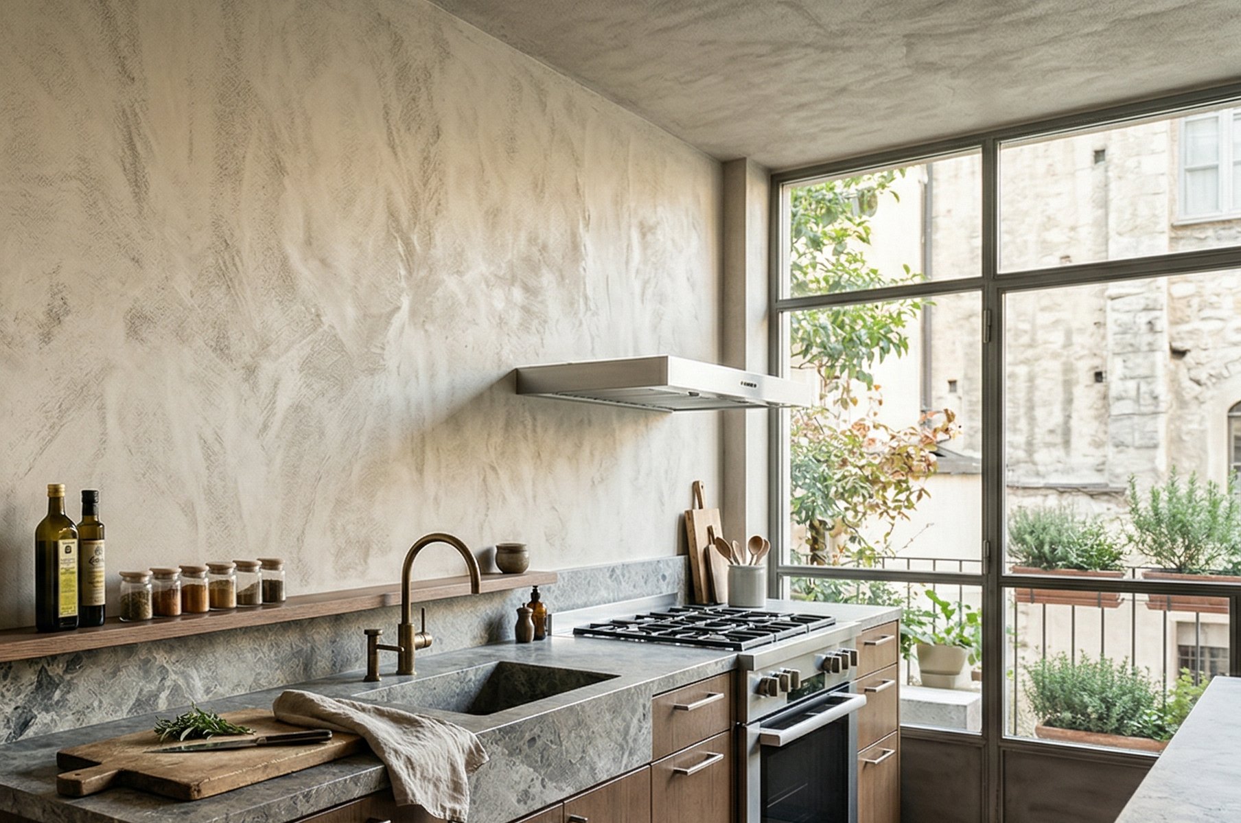 Cucina decorata da Filippo Scuderi