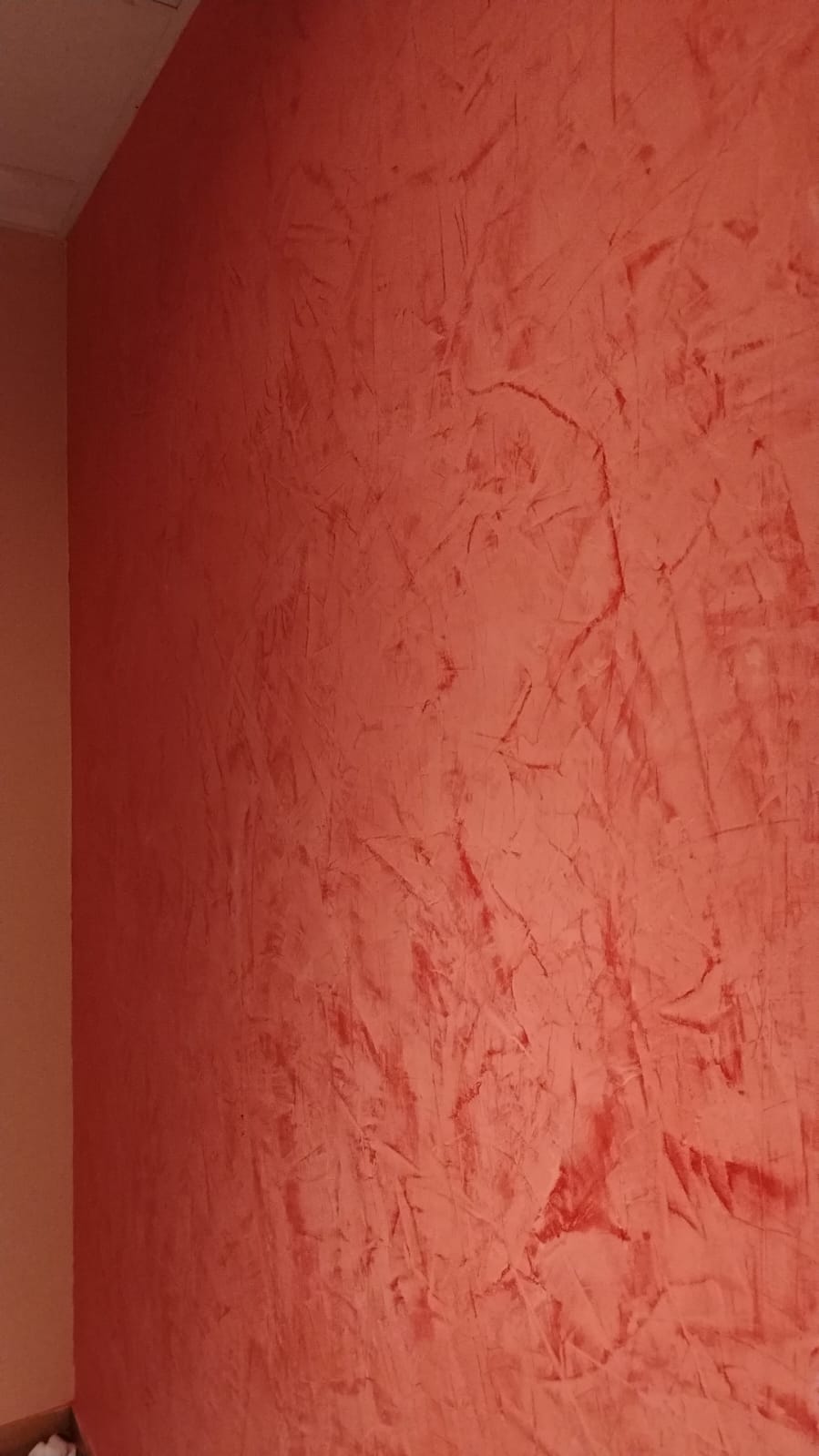 Spatolato terracotta